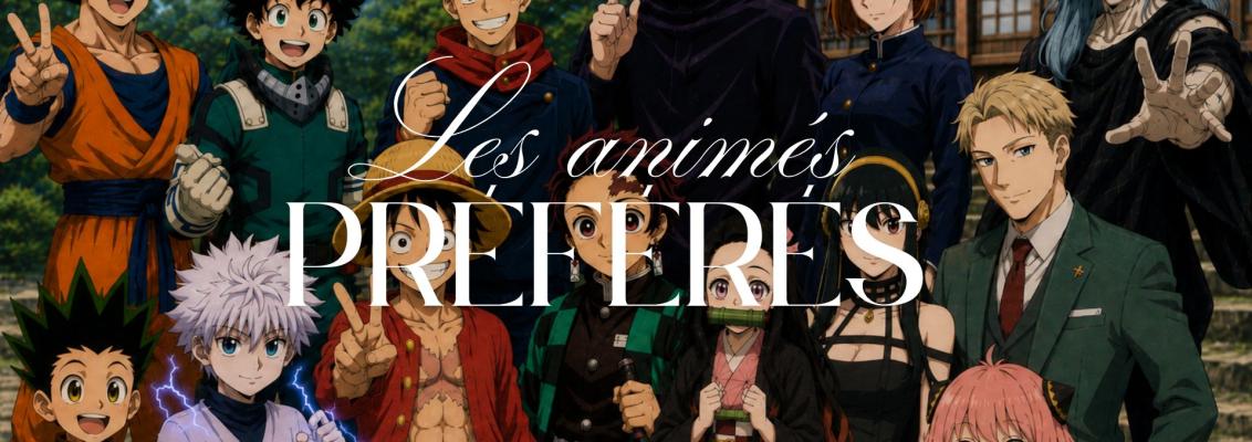 Top 5 des animés préférés des élèves
